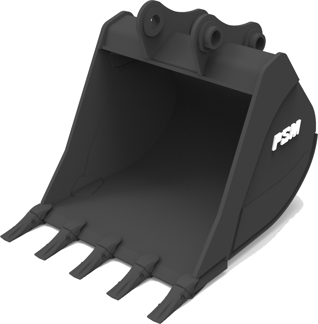 EX-HD bucket-1080 Excavator heavy duty bucket rendering