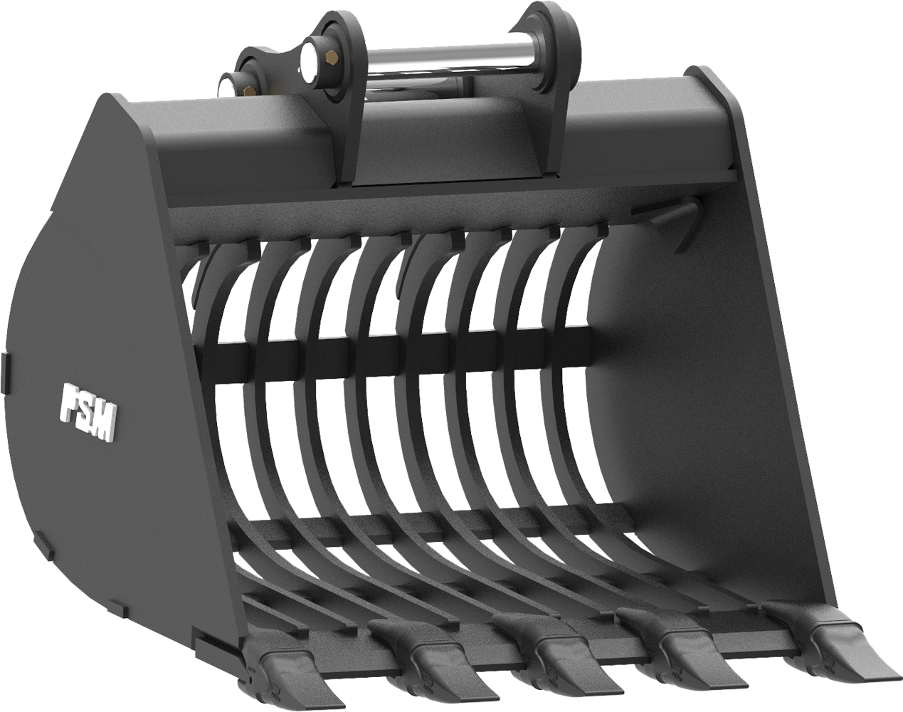 EX - Skeleton Bucket render - 1000x Excavator Skeleton Bucket rendered