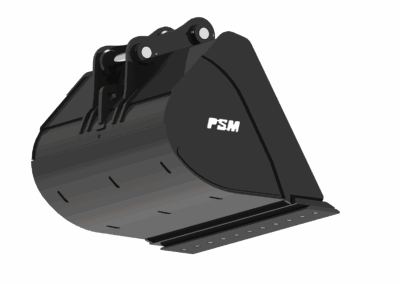 Excavator cleanup bucket