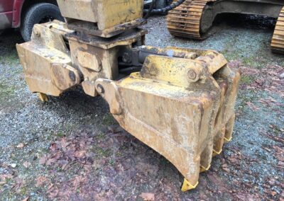 Clamshell application photo in field