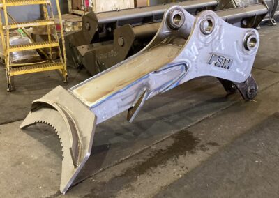 Live heel rack weldment in PSM factory