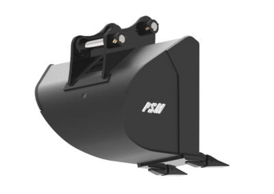 Excavator trapezoid bucket